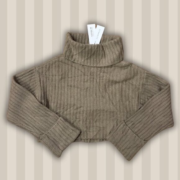 Dynamite Sweaters - Dynamite cropped turtleneck sweater — NWT